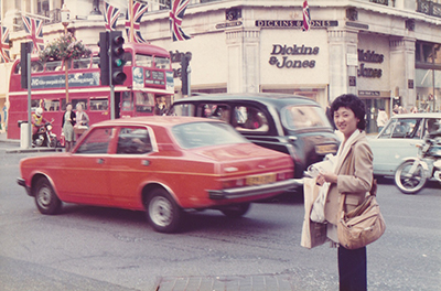 20代半ば、広告代理店の仕事をしていた頃。ロンドンにて