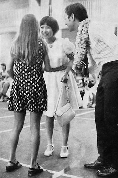 1973年，はじめてアメリカから青少年が来日