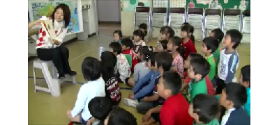 Humpty Dumptyの読み聞かせ（１年生）