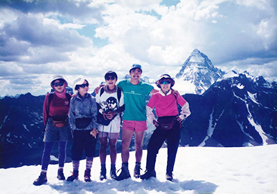 30代のころカナディアンロッキーにて