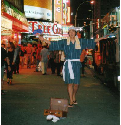 2000年、全財産を盗まれ、ニューヨークでストリートパフォーマンスをしていた時代②