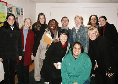 アメリカの大学生時代（筆者中央）