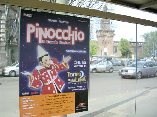 イタリーでピノッキオのポスター