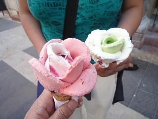 バラのアイス