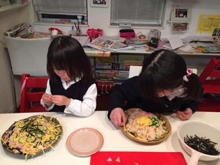 ちらし寿司作り