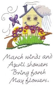 三月の風四月のにわか雨。。。