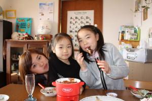 チョコフォンデュ