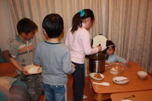 配膳ももちろんやるよ