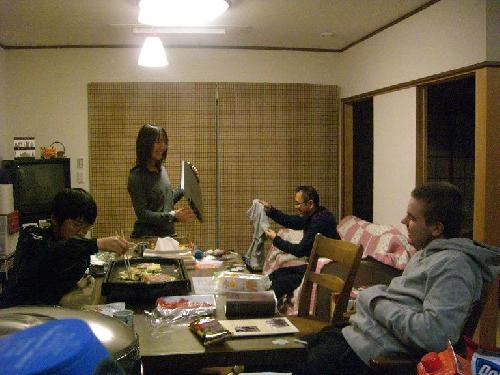 ジョージとお好み焼き