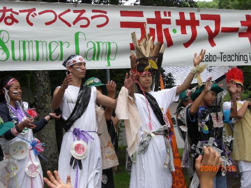 ネイティブアメリカンの手作りコスチューム