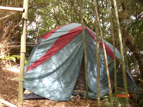 かましま海の学校、テント