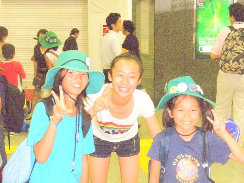 東京駅にお迎えに♪今や珍しい早紀の姿