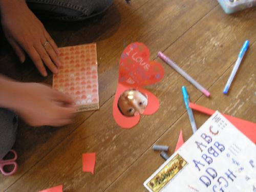 バレンタインクラフト