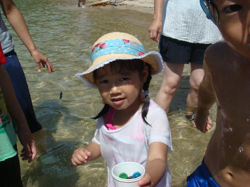 トヨタマヒメの見つけた首飾りの玉見つけたよ！