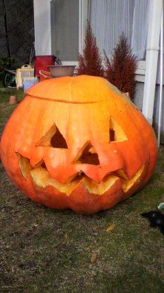 Jack o'lanternできあがり！