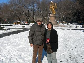 セントラルパークにて