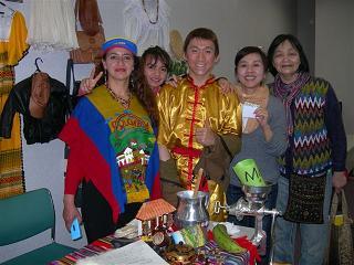 国際交流バリの青年と