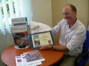 若田さんの写真を示す