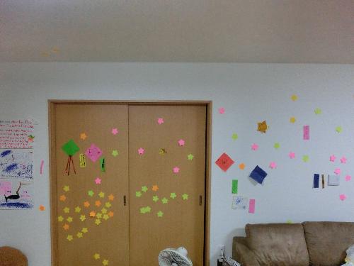 お部屋に天の川！