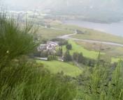 湖水地方を高台から