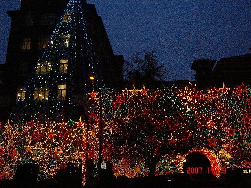 カナダバンクーバークリスマスイルミネーション１