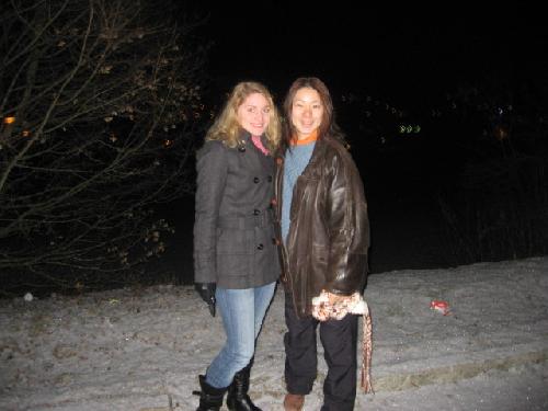 泊めてくれたマリーンと