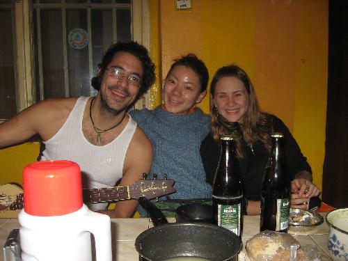 プラハのユースホステルにて