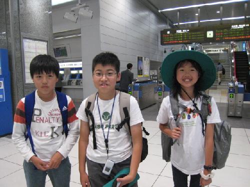 支部小学生リーダー合宿のメンバー