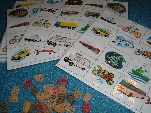 のりものビンゴ！