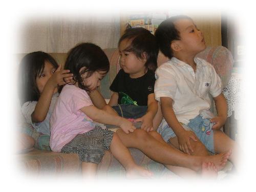 体験の後にアンパンマン！