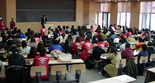 溝上講演会の様子