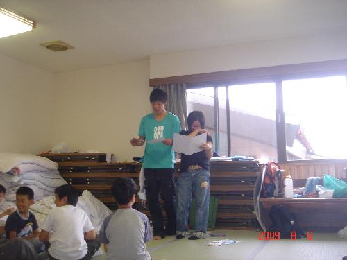 シニアに寄せ書き